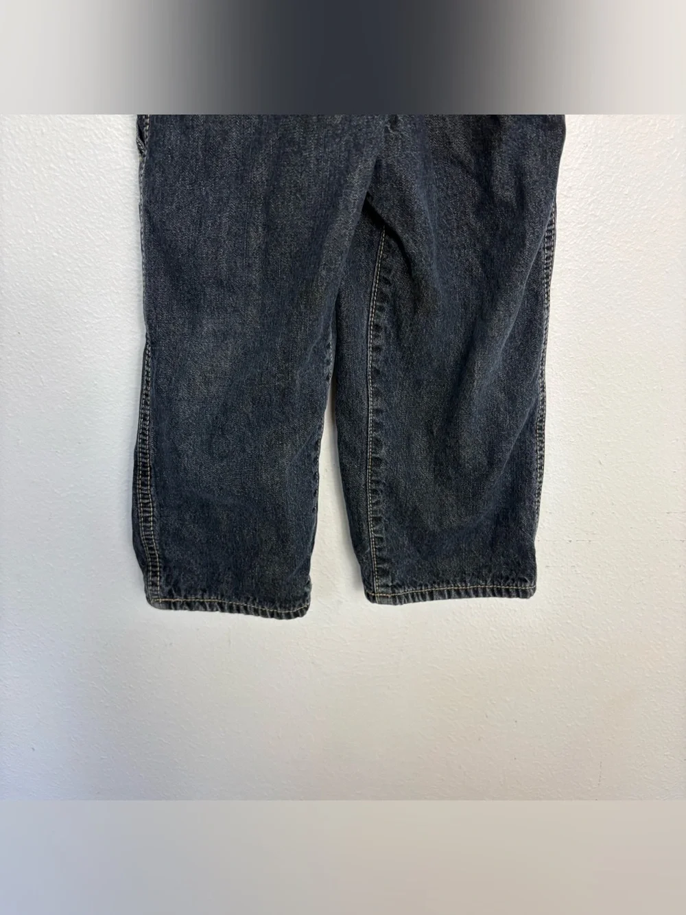 Vtg OshKosh Bgosh VESTBAK Overalls 3T Boys  Red Cotton Lined 90s Style Carpenter